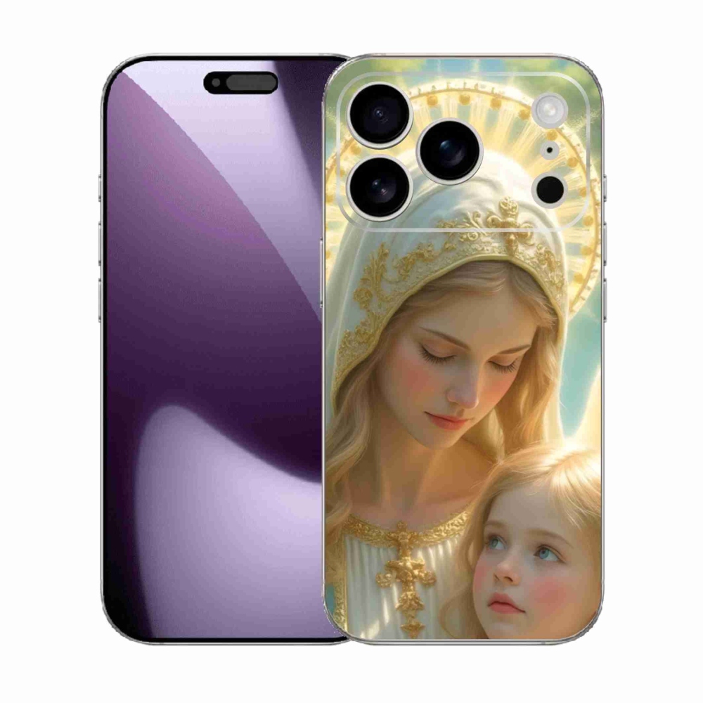 Gélový kryt mmCase na iPhone 17 Pro - náboženský motív 2