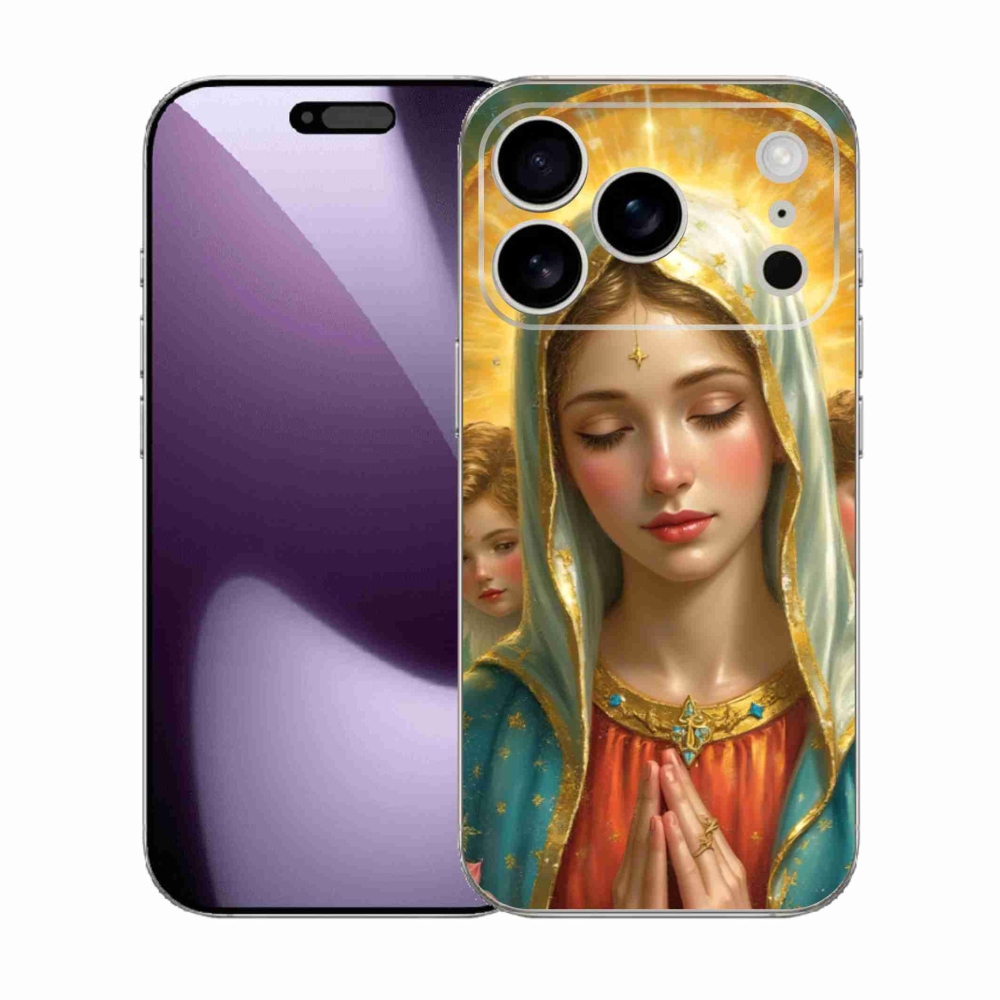 Gélový kryt mmCase na iPhone 17 Pro - náboženský motív 3