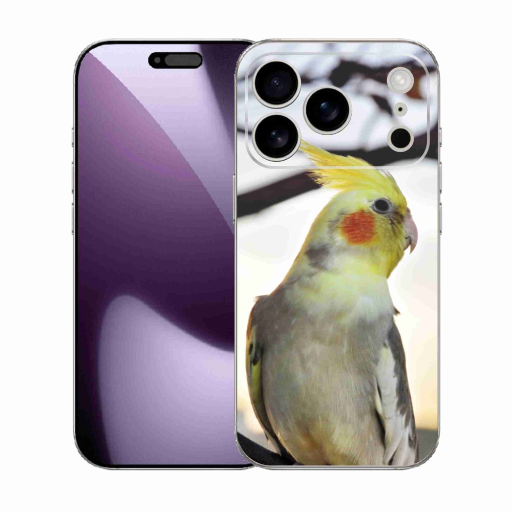 Gélový kryt mmCase na iPhone 17 Pro - papagáj korela