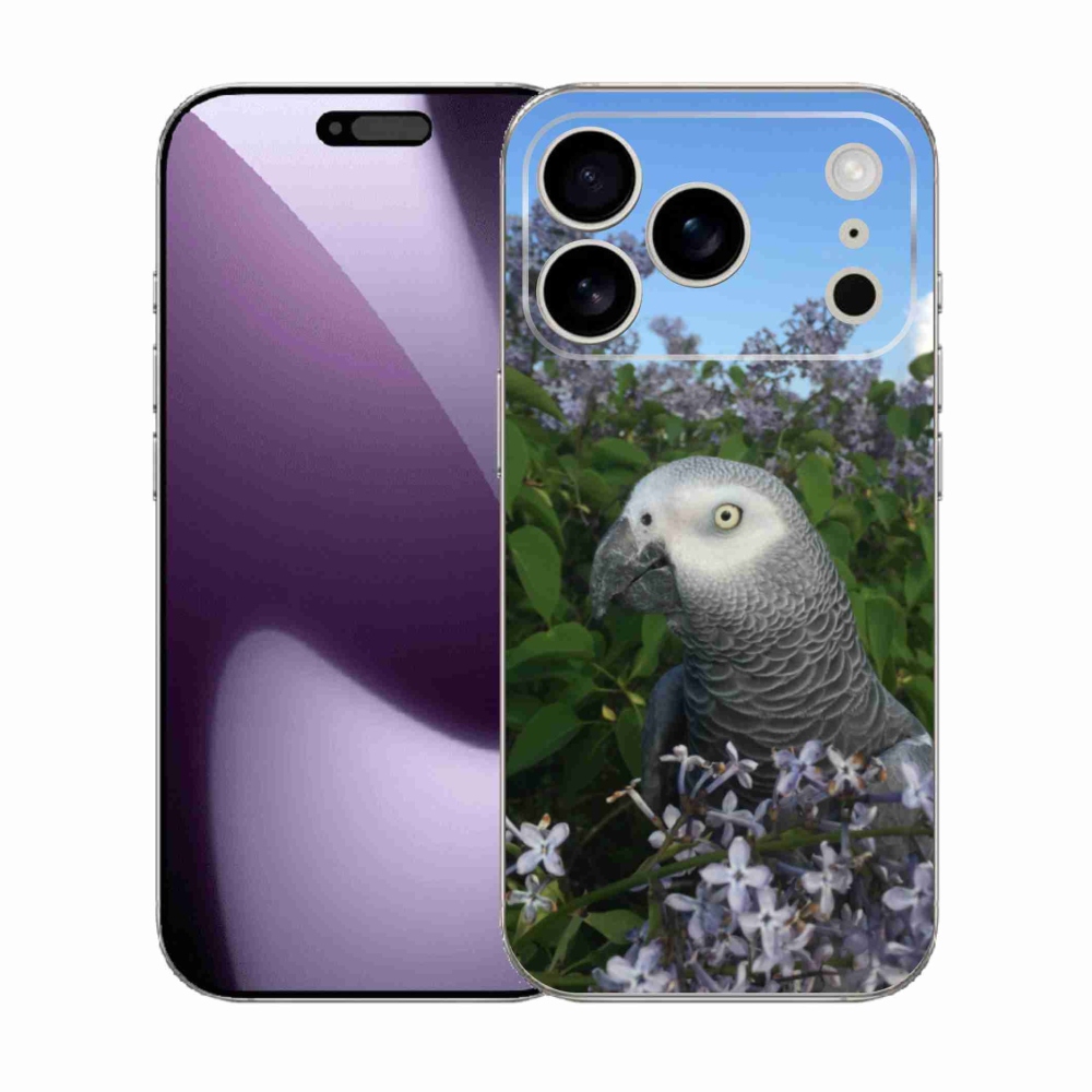 Gélový kryt mmCase na iPhone 17 Pro - papagáj žako