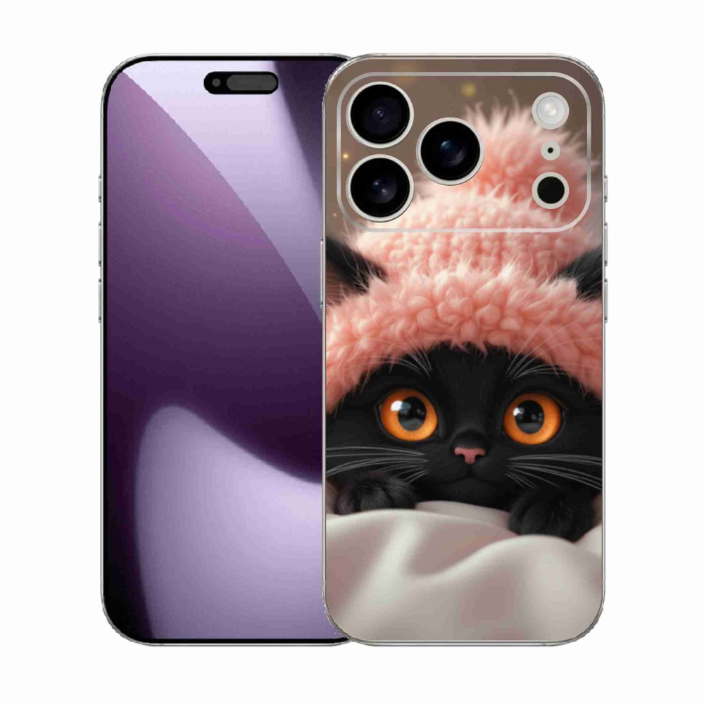 Gélový kryt mmCase na iPhone 17 Pro - roztomilé mačiatko 7