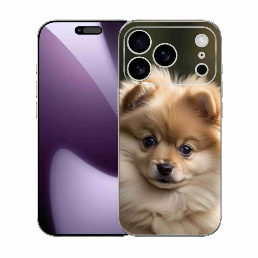 Gélový kryt mmCase na iPhone 17 Pro - roztomilý pomeranian 2