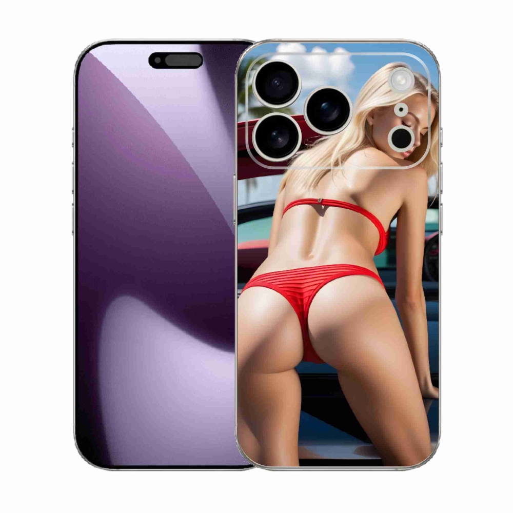 Gélový kryt mmCase na iPhone 17 Pro - sexy žena 2