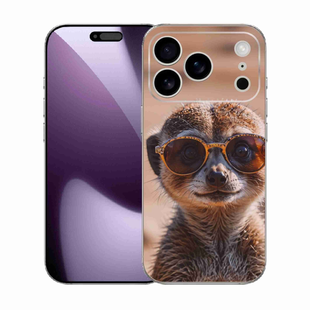 Gélový kryt mmCase na iPhone 17 Pro - štýlové surikata