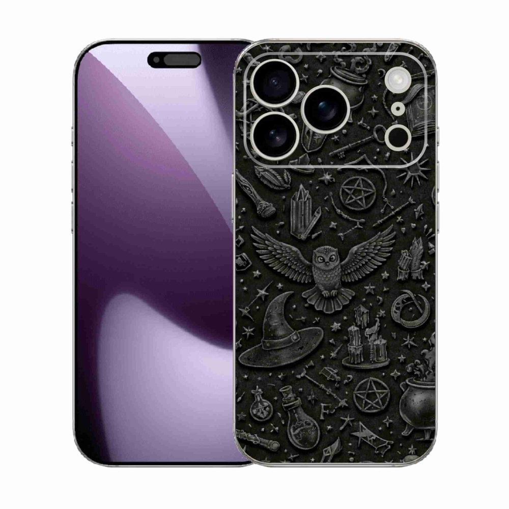 Gélový kryt mmCase na iPhone 17 Pro - tmavý magický svet