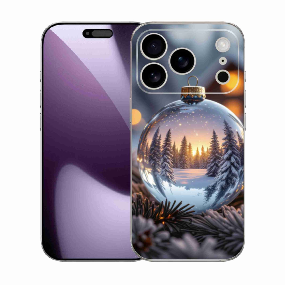 Gélový kryt mmCase na iPhone 17 Pro - vianočná ozdoba