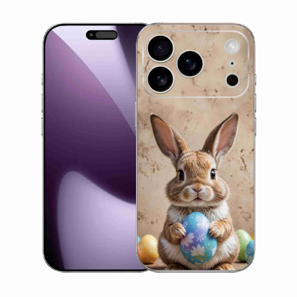 Gélový kryt mmCase na iPhone 17 Pro - veľkonočný zajačik