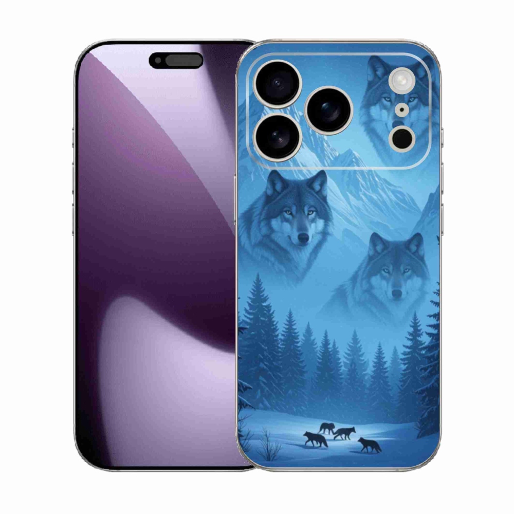 Gélový kryt mmCase na iPhone 17 Pro - vlčia svorka