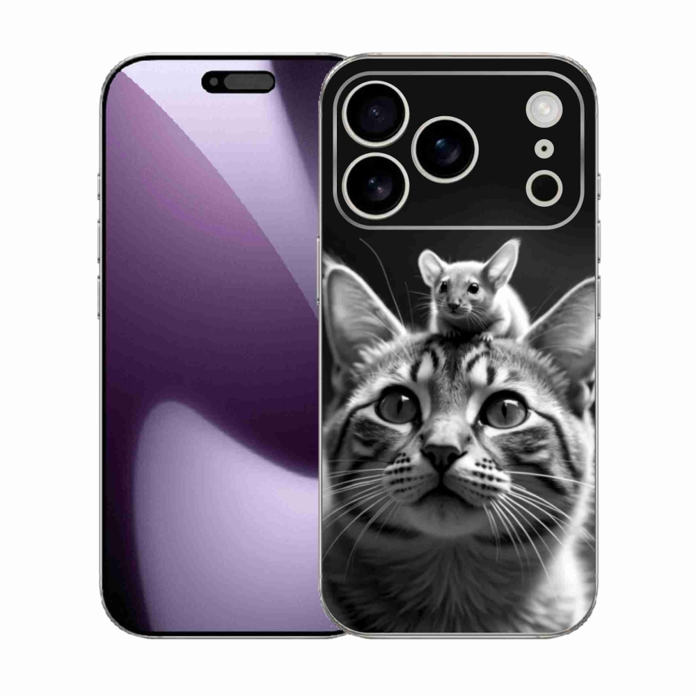 Gélový kryt mmCase na iPhone 17 Pro - zvieracie priateľstvo 2