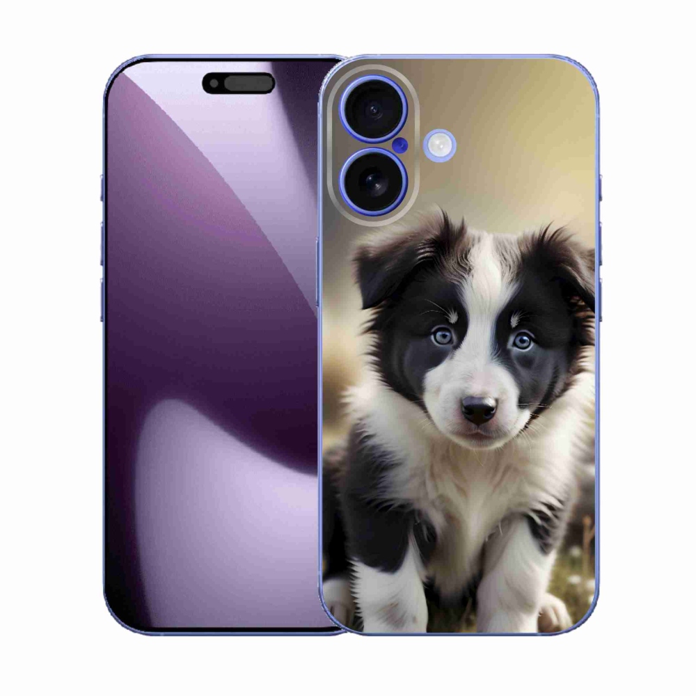 Gélový kryt mmCase na iPhone 17 - roztomilá border kólia