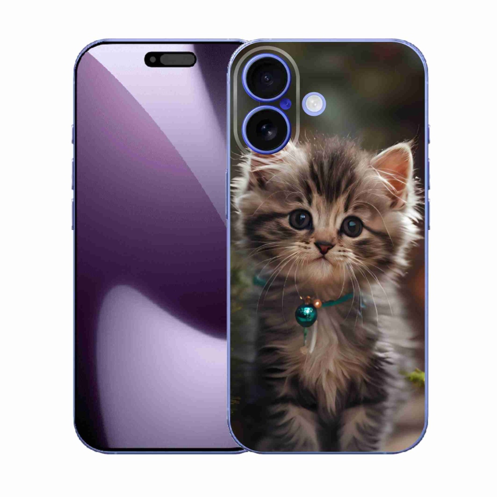 Gélový kryt mmCase na iPhone 17 - roztomilé mačiatko 11