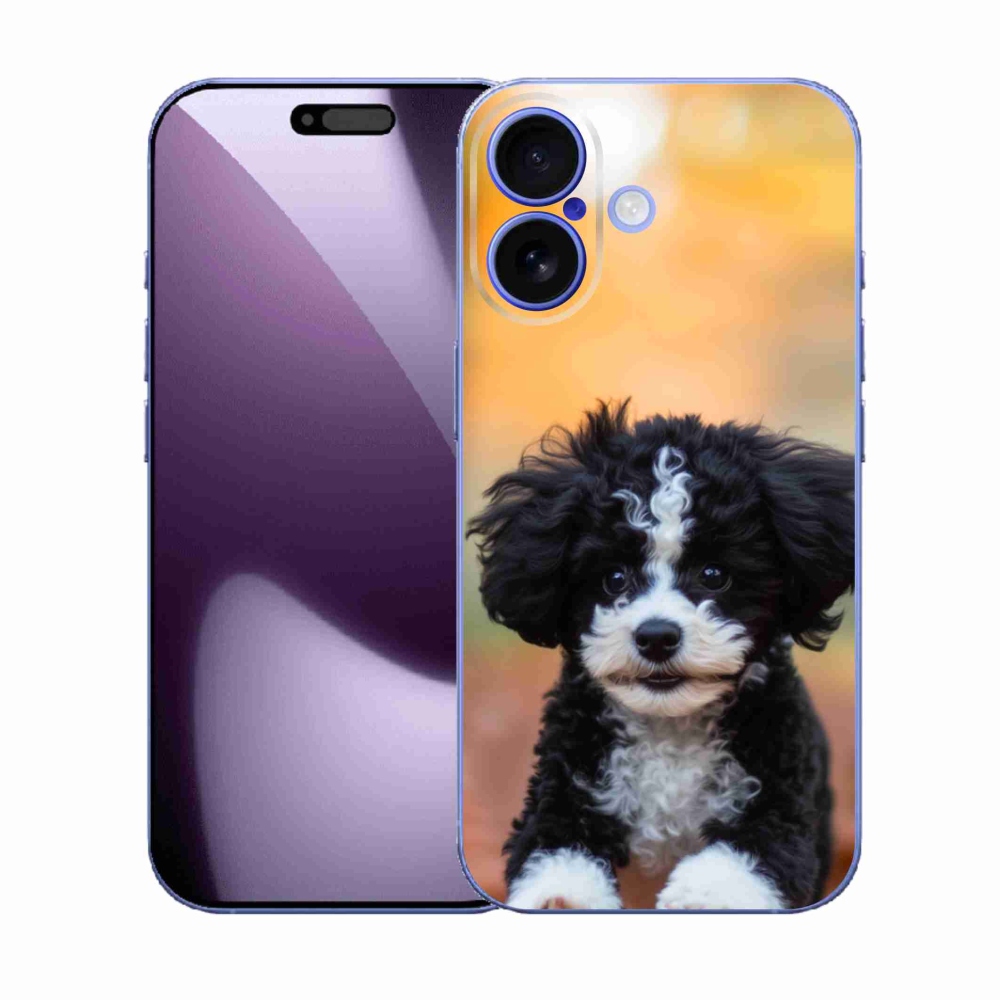 Gélový kryt mmCase na iPhone 17 - roztomilé šteňa 2