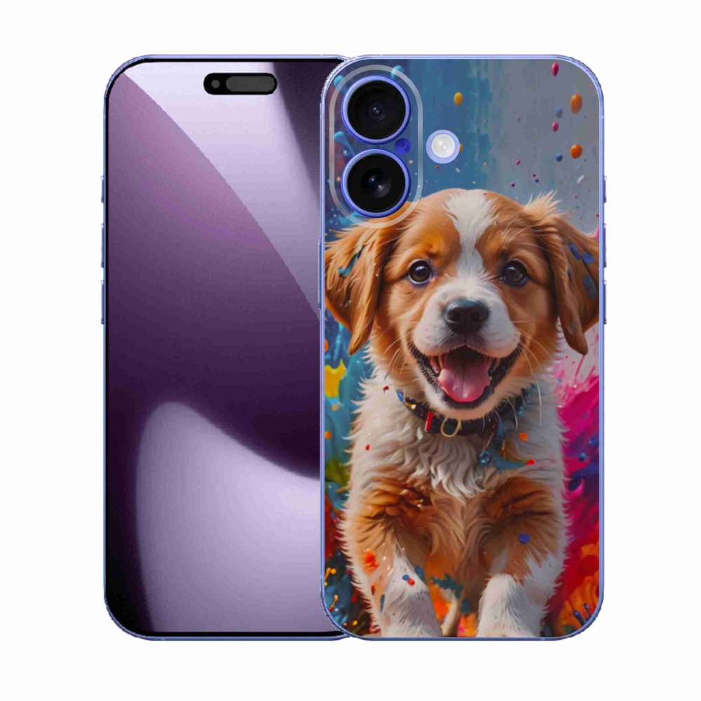 Gélový kryt mmCase na iPhone 17 - roztomilé šteňa 3