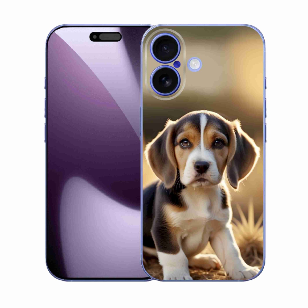 Gélový kryt mmCase na iPhone 17 - roztomilý bígl