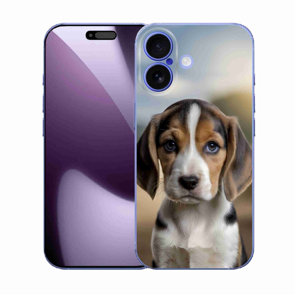 Gélový kryt mmCase na iPhone 17 - roztomilý bígl