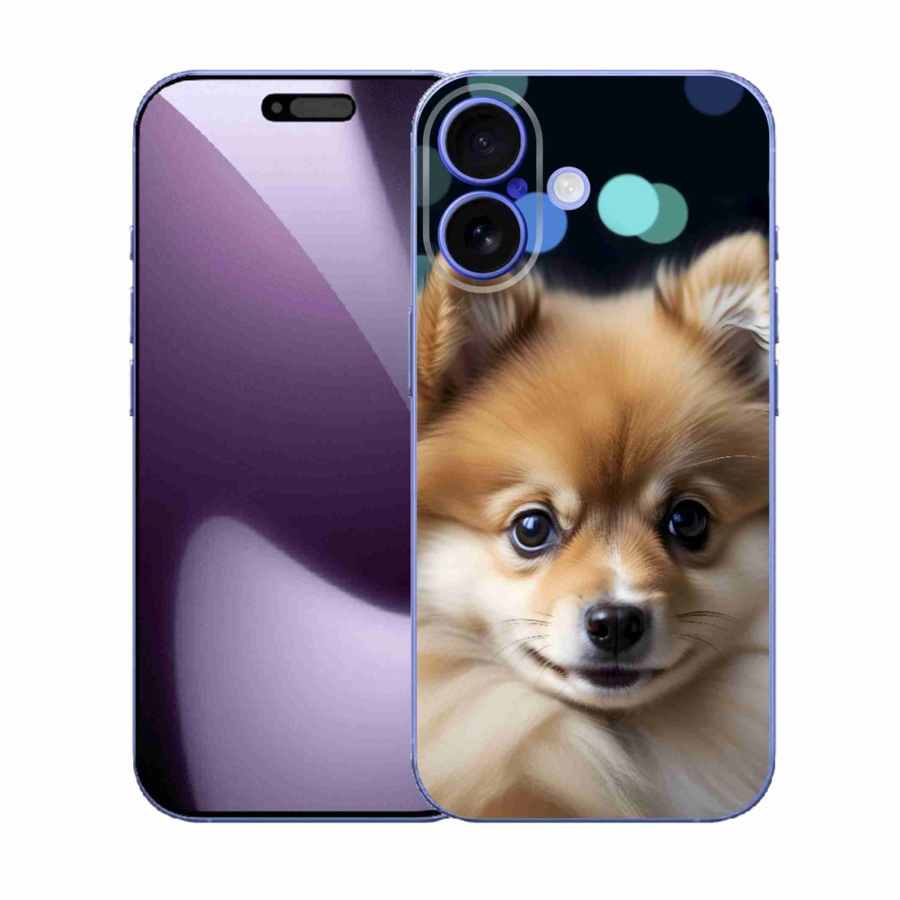 Gélový kryt mmCase na iPhone 17 - roztomilý pomeranian