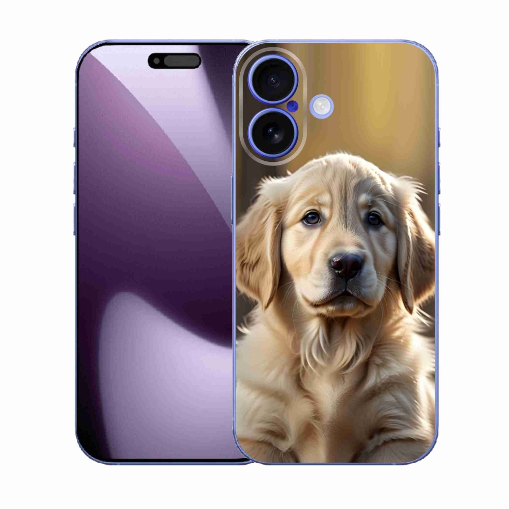Gélový kryt mmCase na iPhone 17 - roztomilý zlatý retriever
