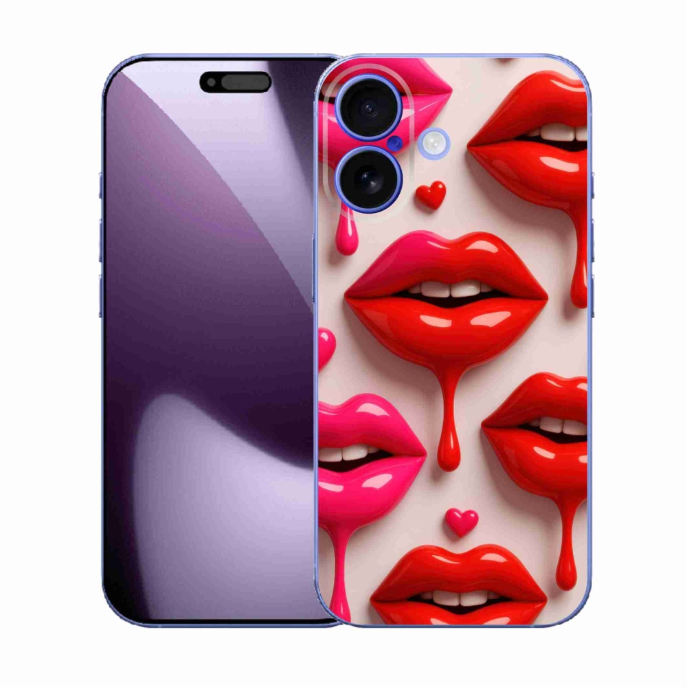 Gélový kryt mmCase na iPhone 17 - pery 2