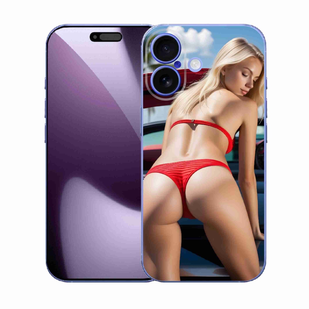 Gélový kryt mmCase na iPhone 17 - sexy žena 2