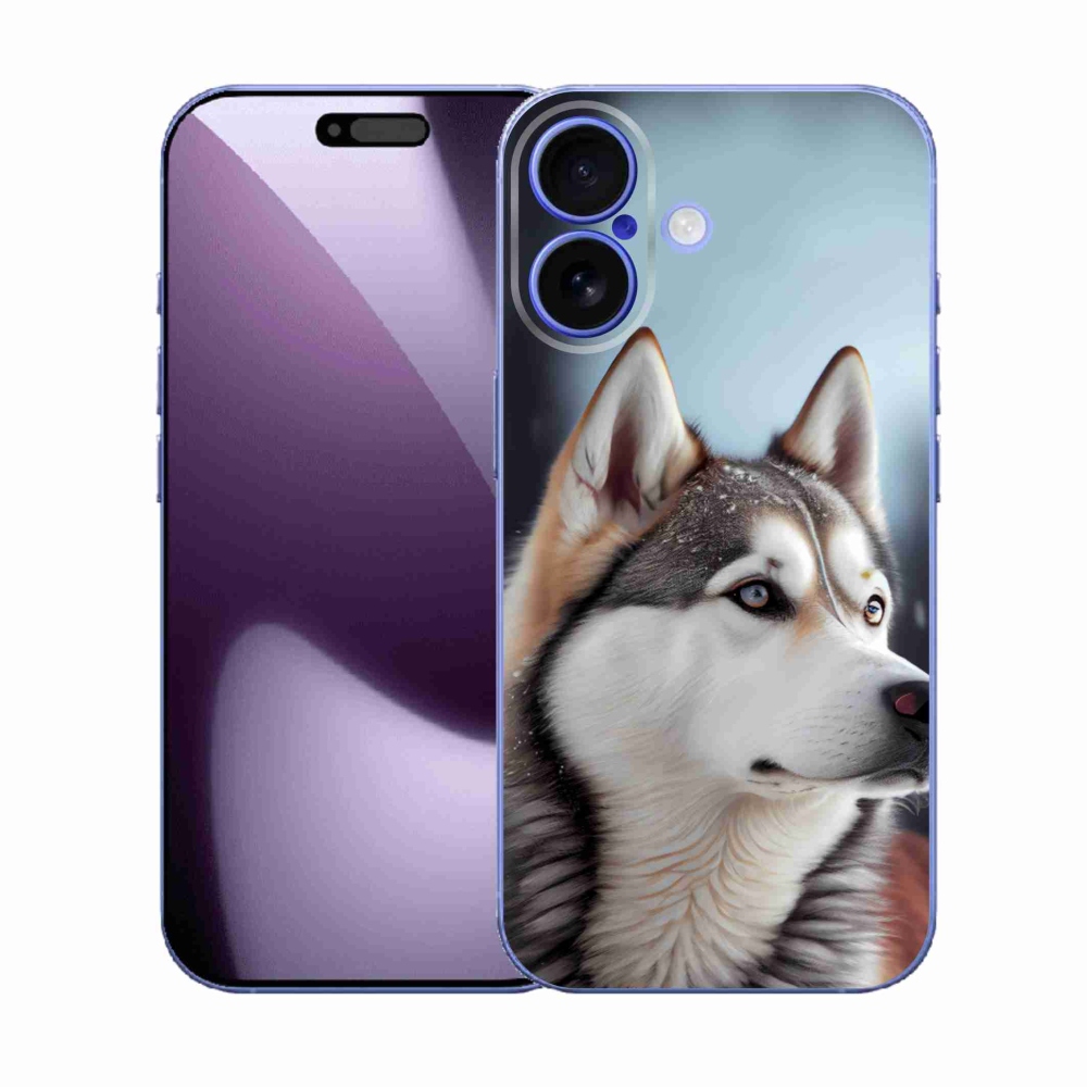 Gélový kryt mmCase na iPhone 17 - sibírsky husky