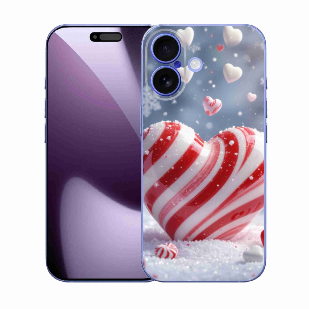 Gélový kryt mmCase na iPhone 17 - sladké srdce