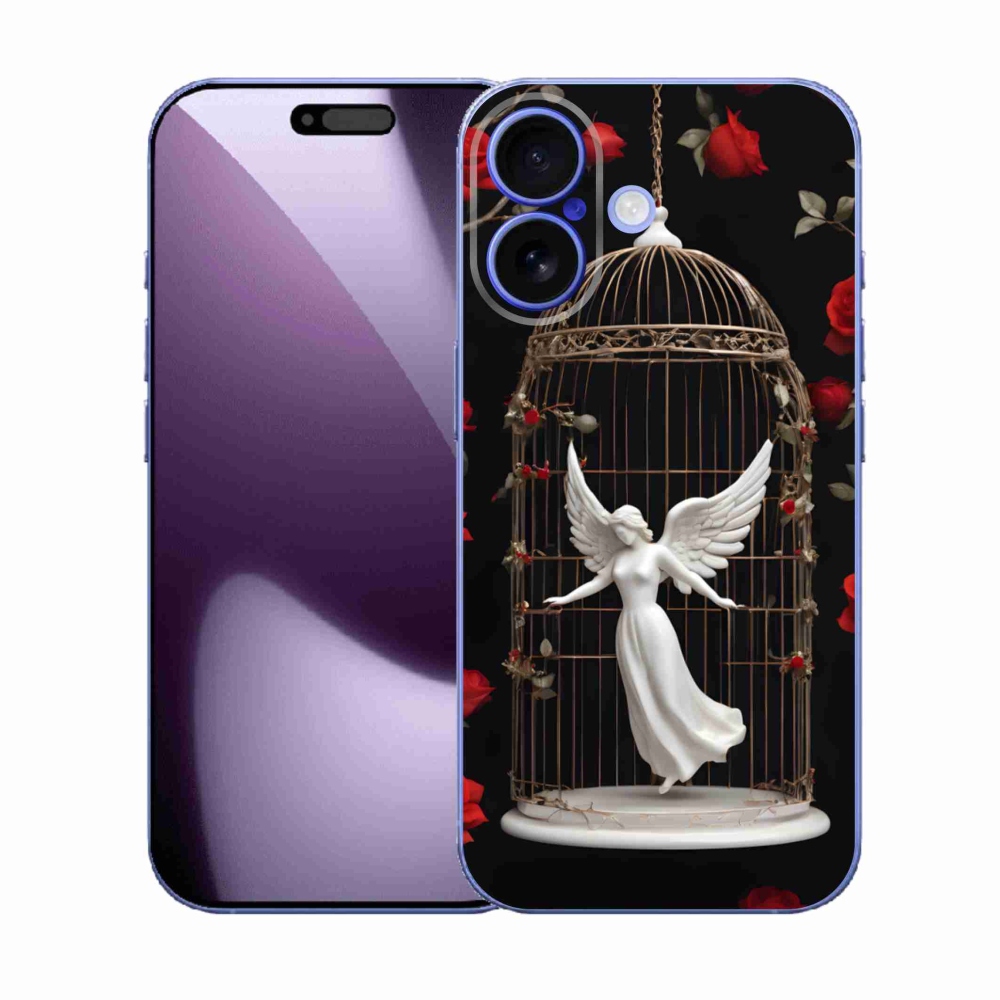 Gélový kryt mmCase na iPhone 17 - uväznený anjel