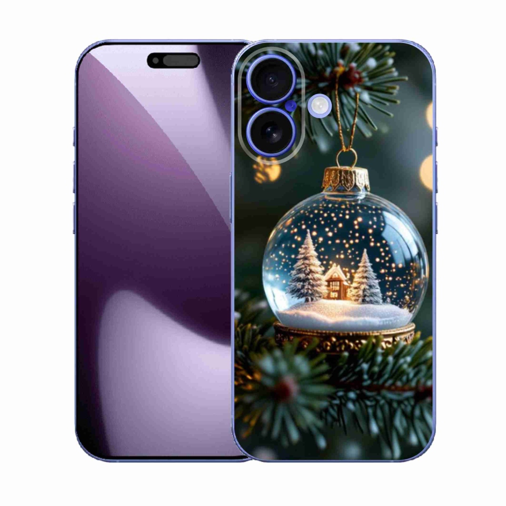 Gélový kryt mmCase na iPhone 17 - vianočné gule 2