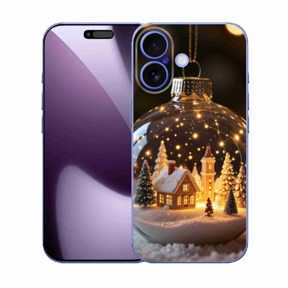 Gélový kryt mmCase na iPhone 17 - vianočné gule 3