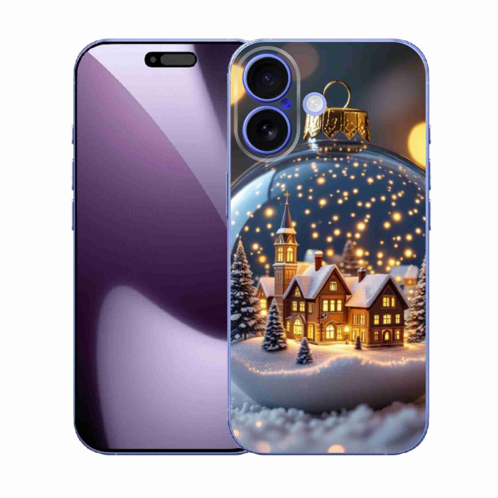 Gélový kryt mmCase na iPhone 17 - vianočné gule 4