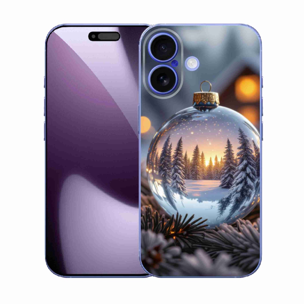 Gélový kryt mmCase na iPhone 17 - vianočná ozdoba