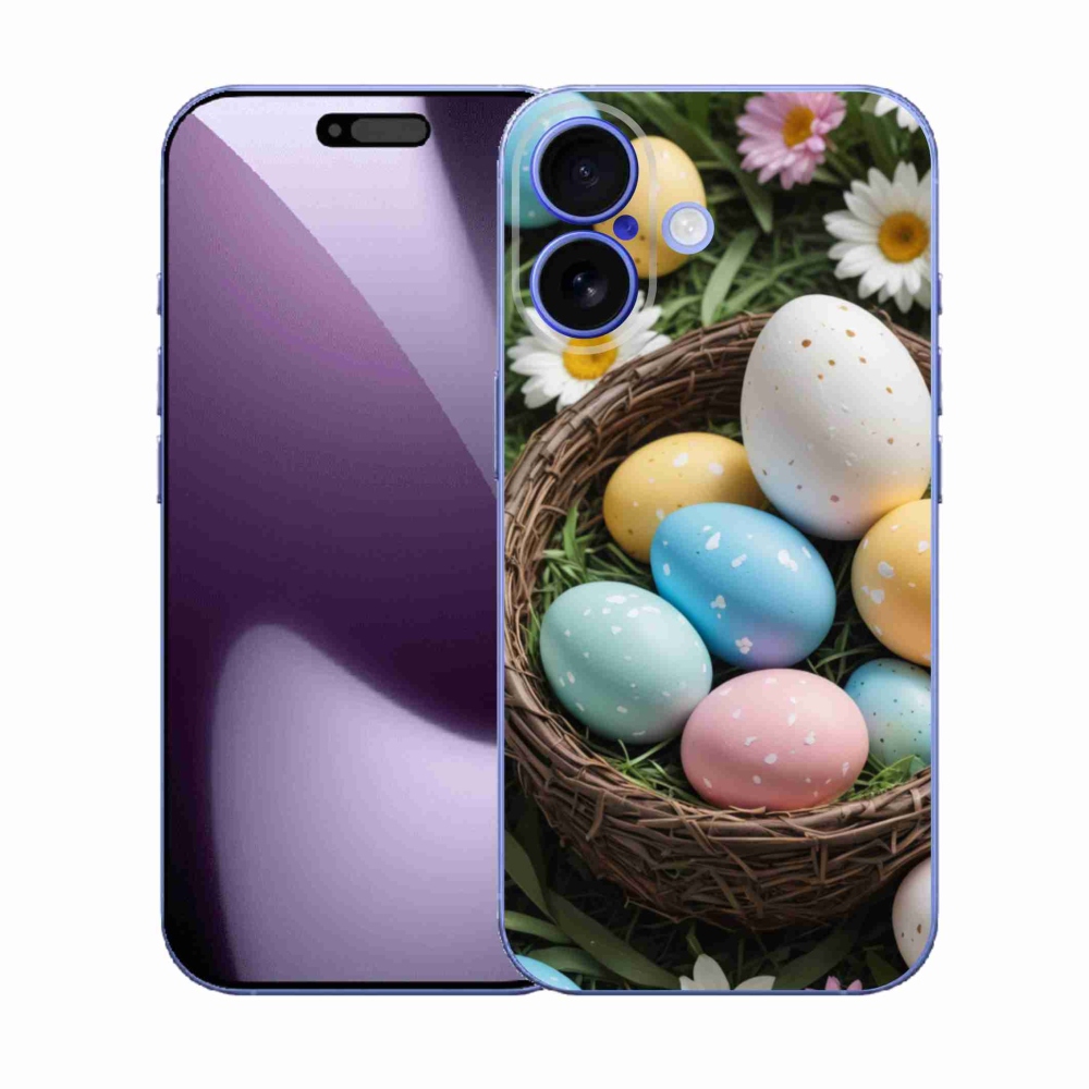 Gélový kryt mmCase na iPhone 17 - veľkonočné vajíčka 2