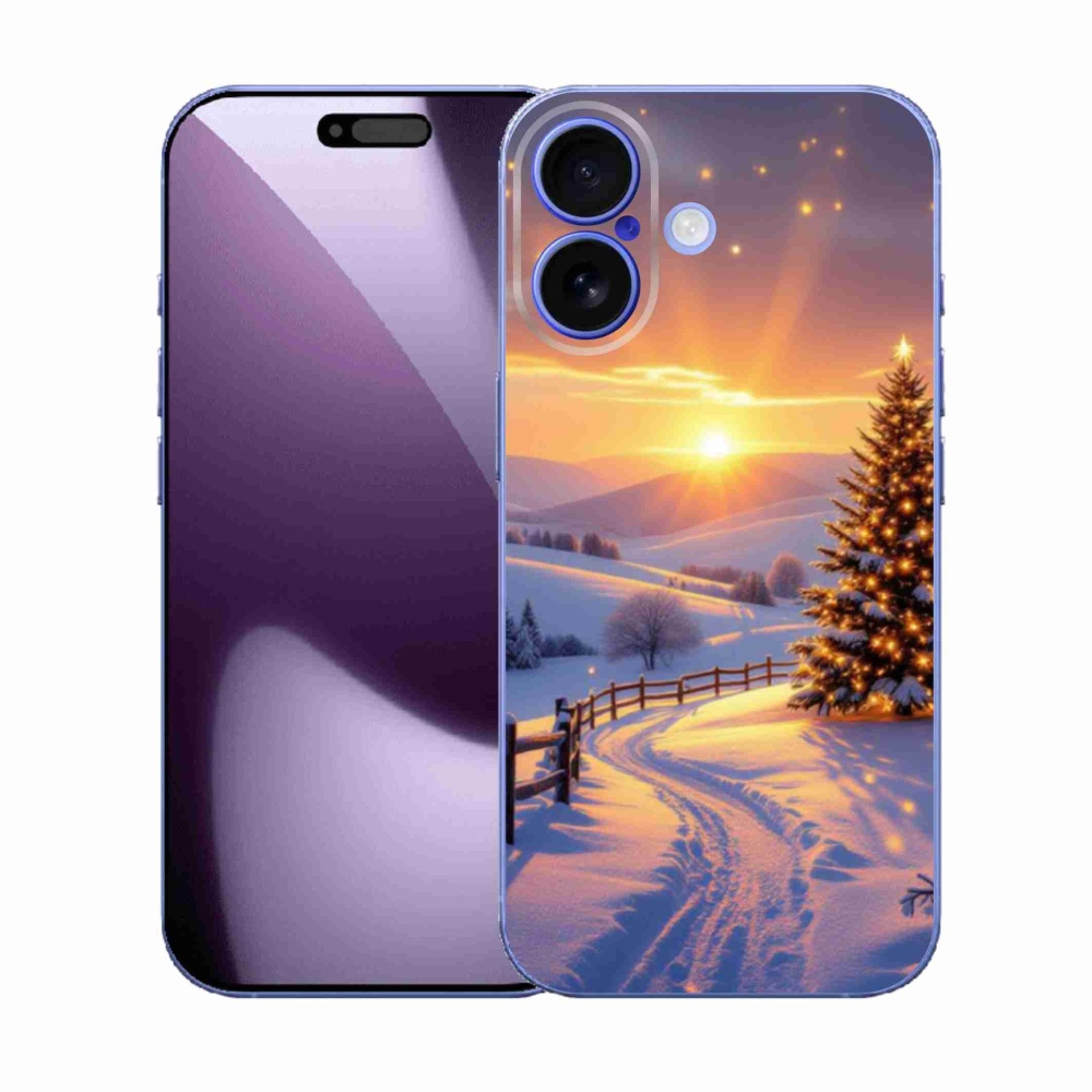 Gélový kryt mmCase na iPhone 17 - zimná krajina