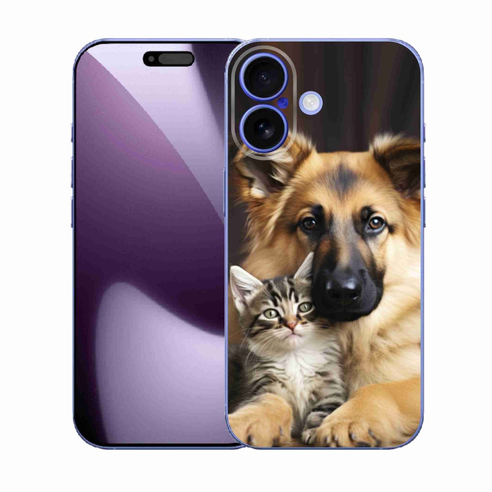 Gélový kryt mmCase na iPhone 17 - zvieracie priateľstvo