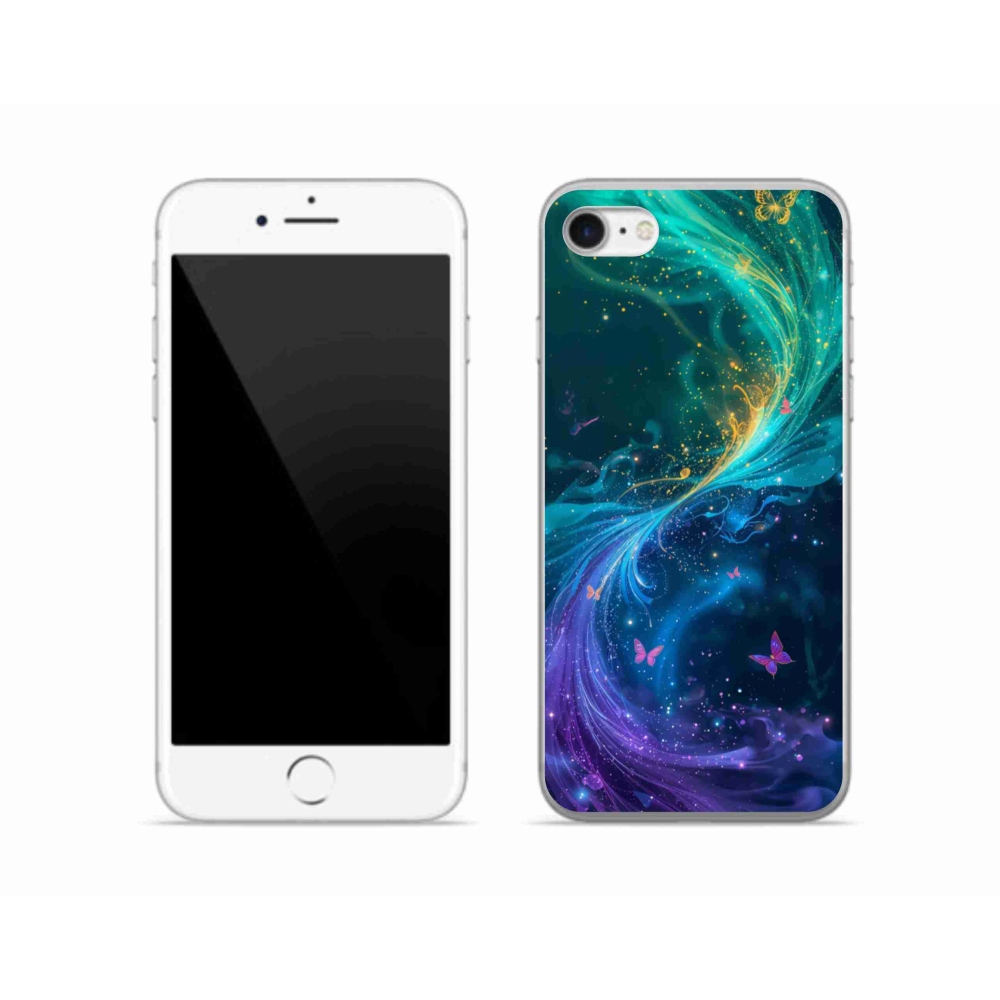 Gélový kryt mmCase na iPhone SE (2020) - abstraktný motív 31