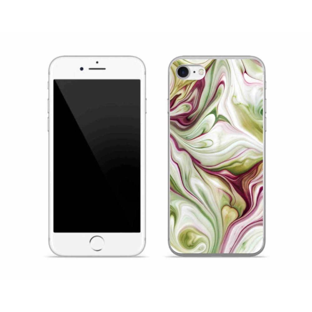 Gélový kryt mmCase na iPhone SE (2020) - abstraktný motív 36