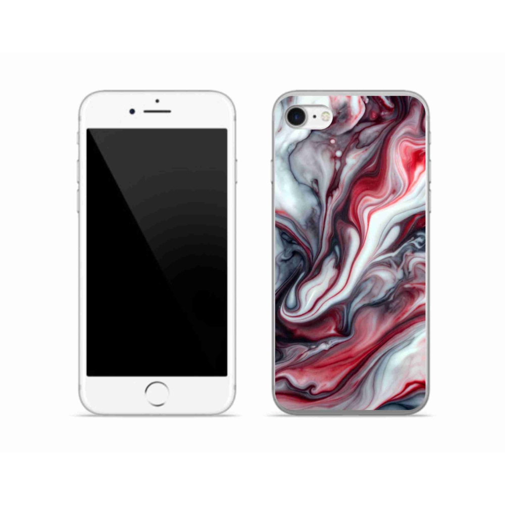 Gélový kryt mmCase na iPhone SE (2020) - abstraktný motív 37