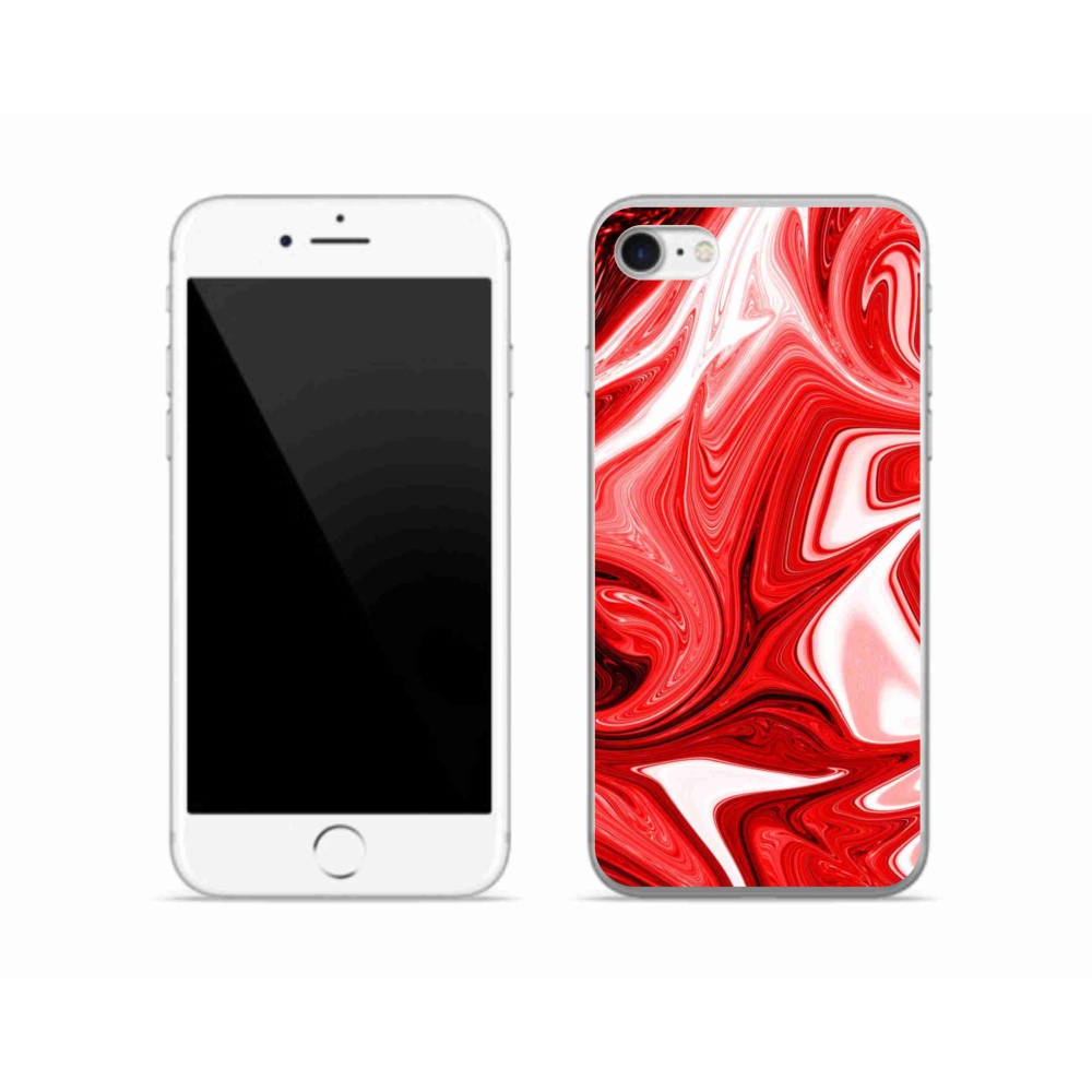 Gélový kryt mmCase na iPhone SE (2020) - abstraktný motív 43