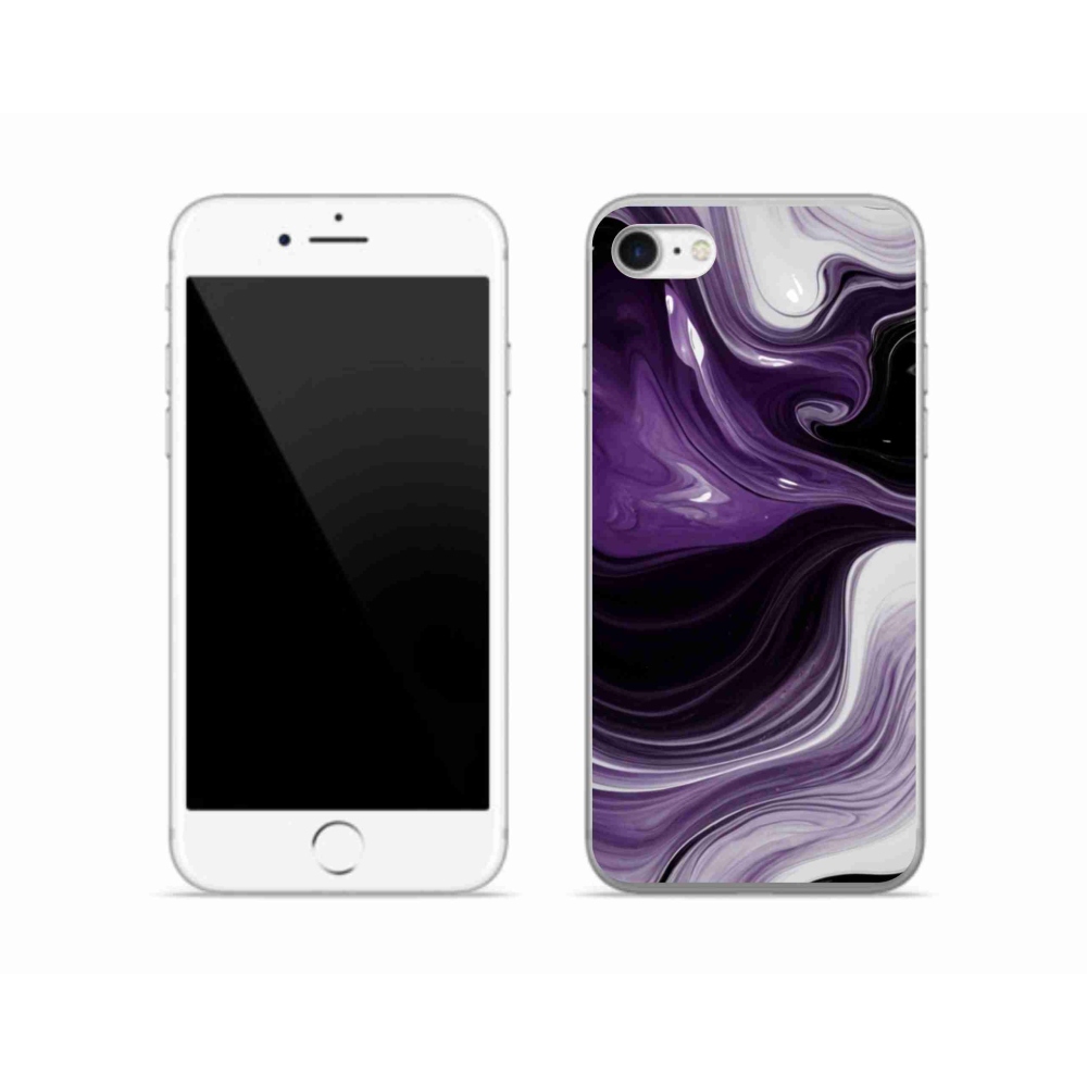 Gélový kryt mmCase na iPhone SE (2020) - abstraktný motív 46