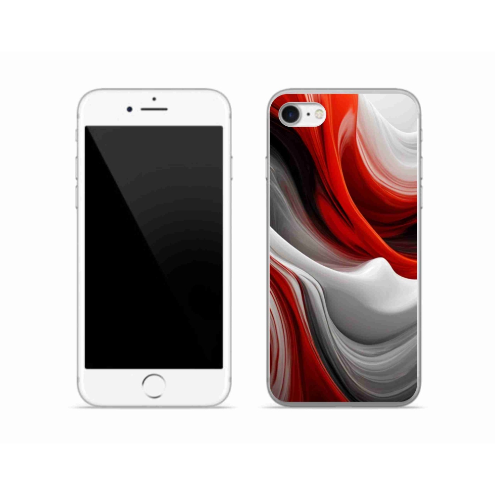 Gélový kryt mmCase na iPhone SE (2020) - abstraktný motív 47