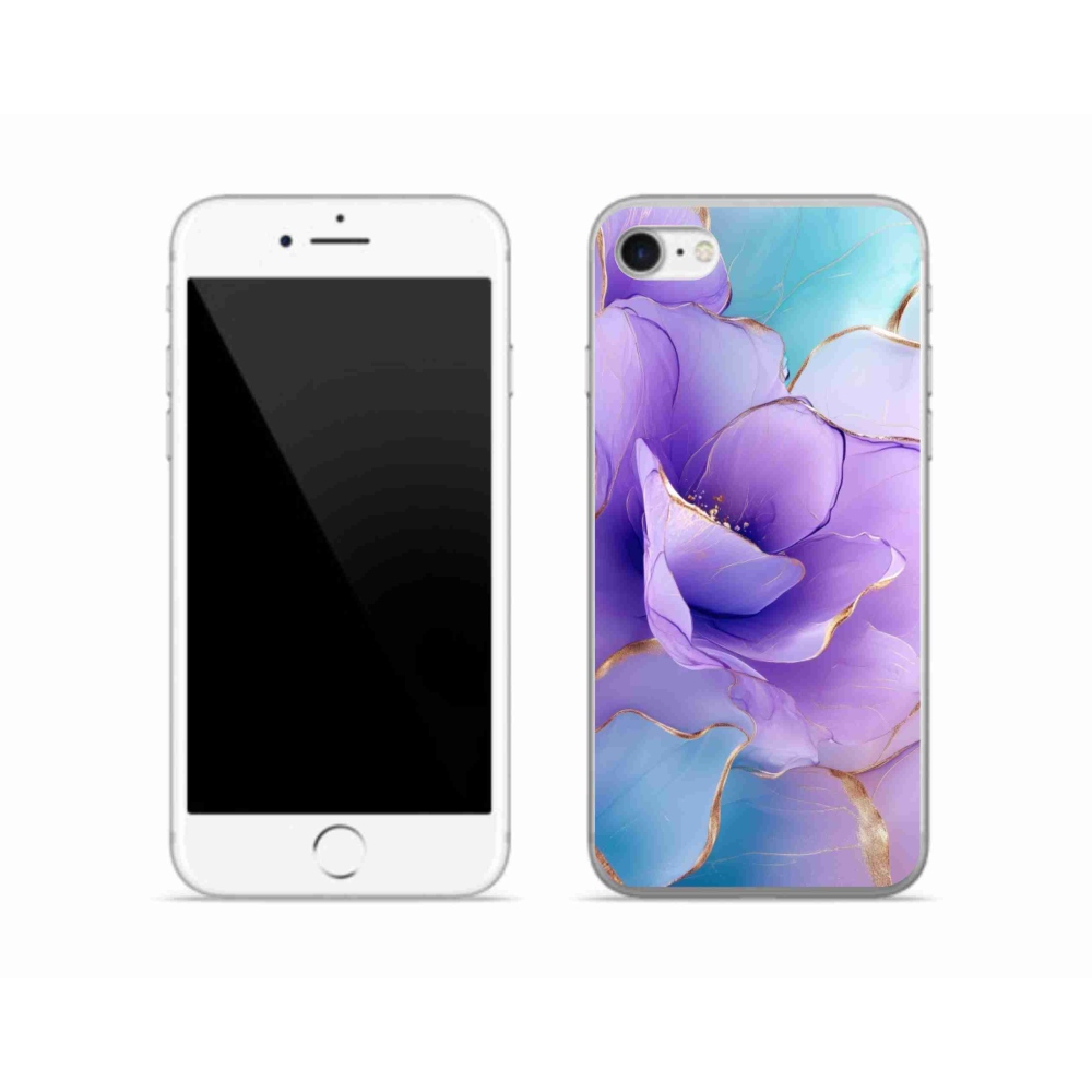 Gélový kryt mmCase na iPhone SE (2020) - abstraktný motív 52