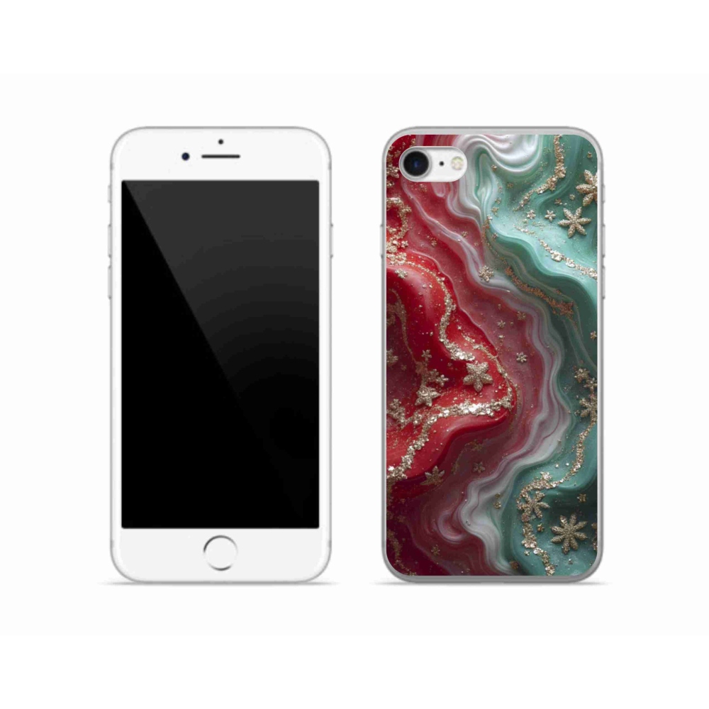 Gélový kryt mmCase na iPhone SE (2020) - abstraktný motív 54