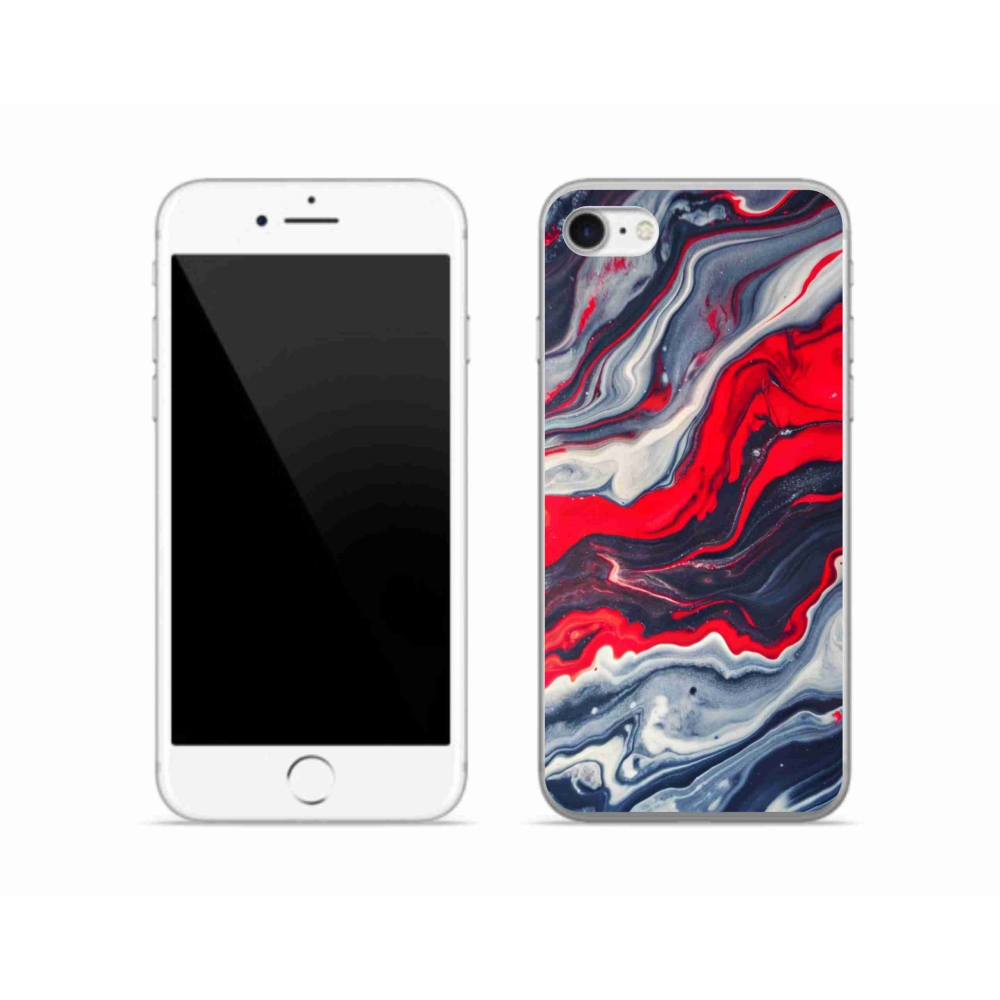 Gélový kryt mmCase na iPhone SE (2020) - abstraktný motív 59