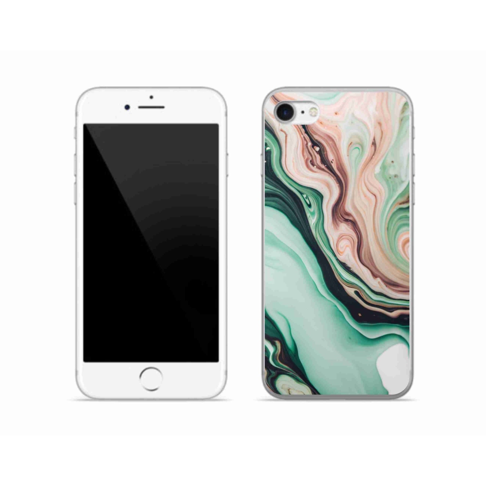 Gélový kryt mmCase na iPhone SE (2020) - abstraktný motív 62