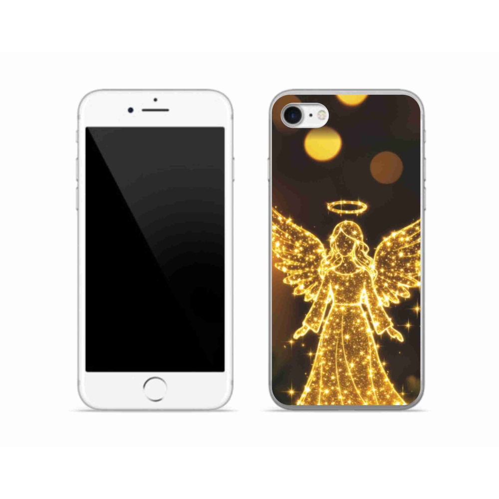 Gélový kryt mmCase na iPhone SE (2020) - anjel