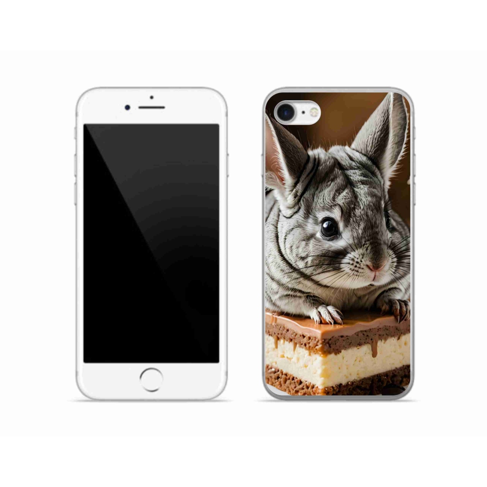 Gélový kryt mmCase na iPhone SE (2020) - činčila