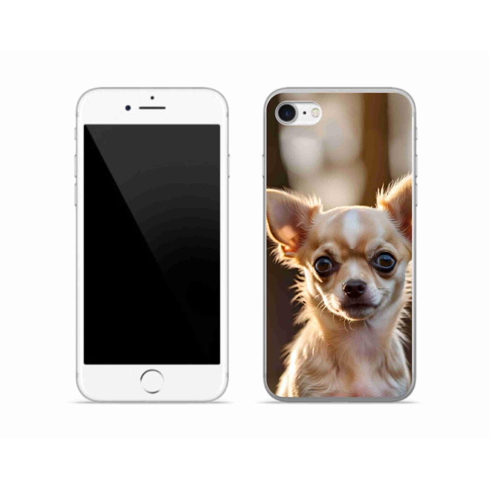 Gélový kryt mmCase na iPhone SE (2020) - čivava 6