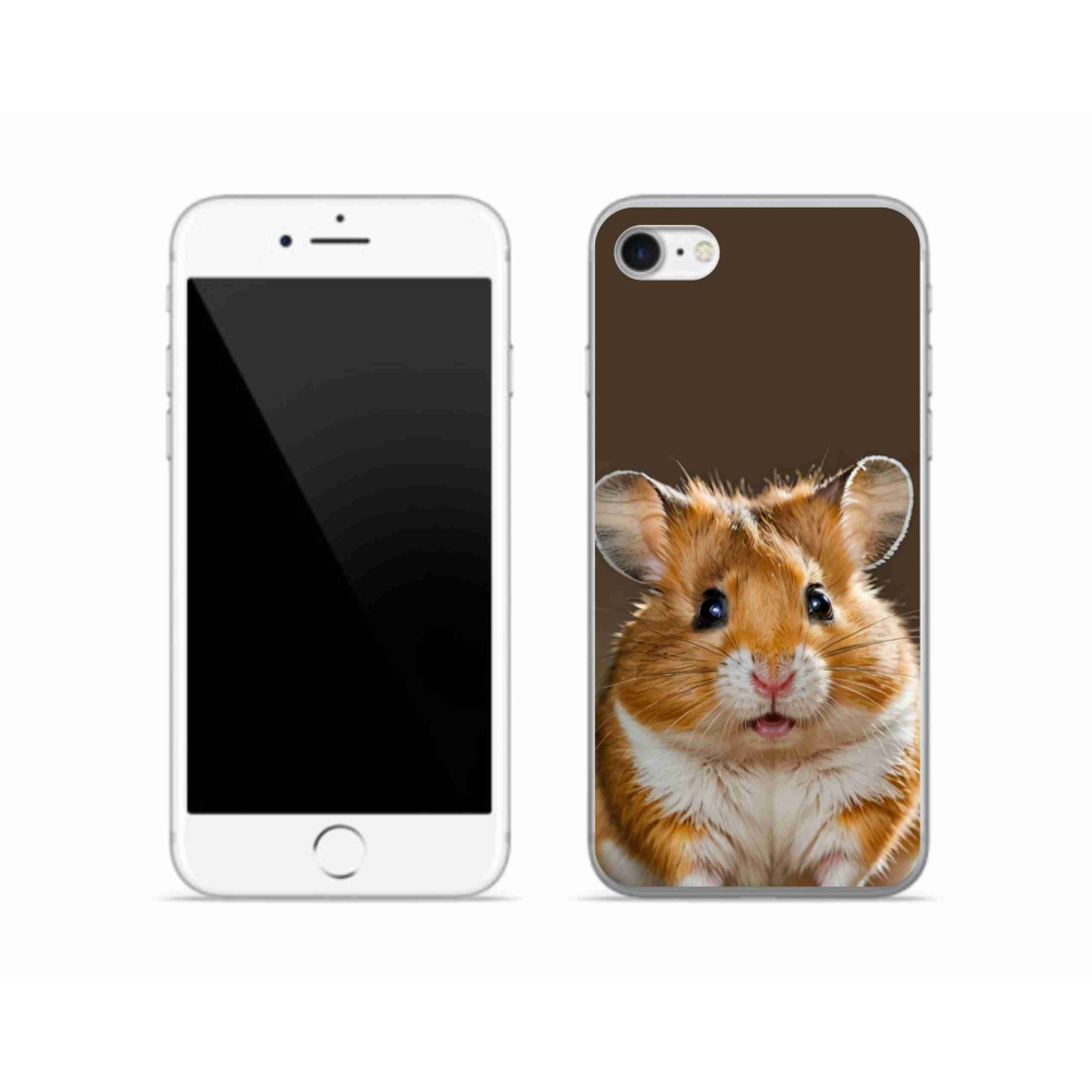 Gélový kryt mmCase na iPhone SE (2020) - škrečok