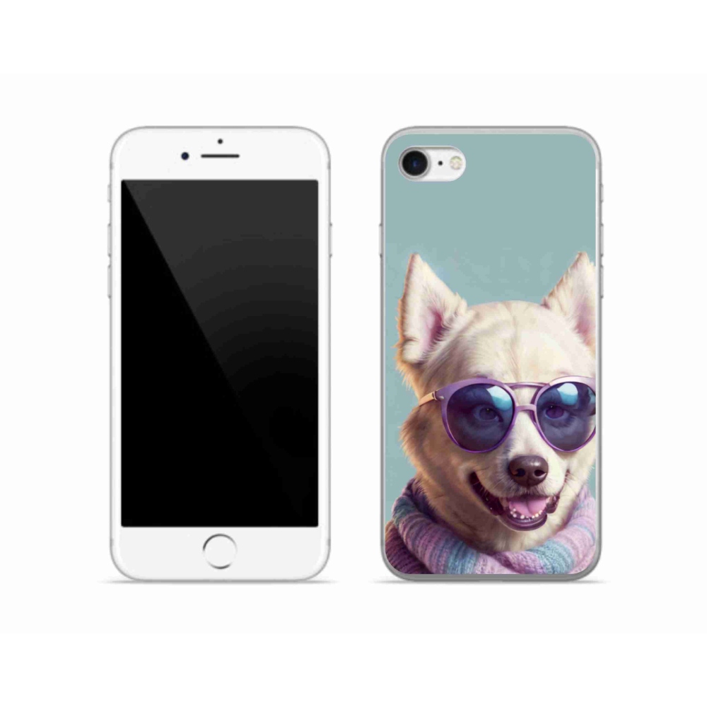 Gélový kryt mmCase na iPhone SE (2020) - štýlový nemecký špic