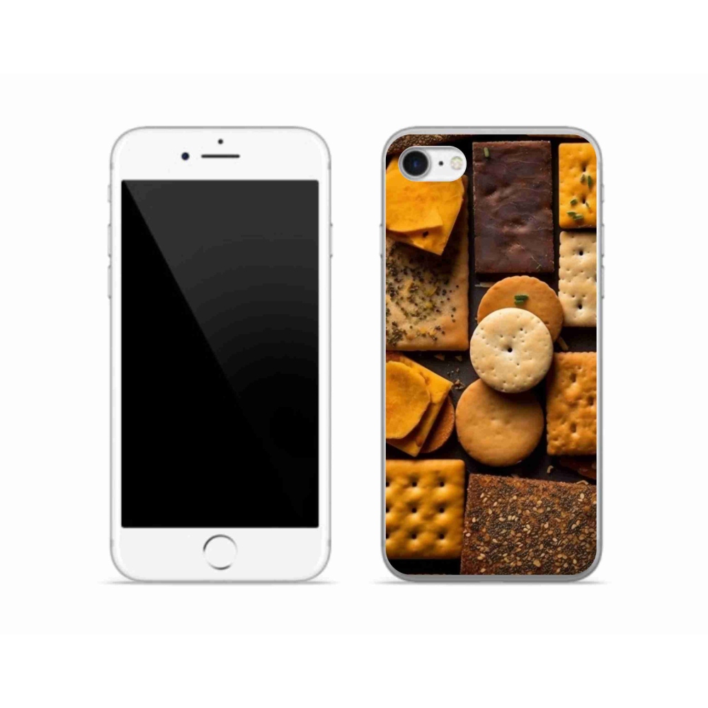 Gélový kryt mmCase na iPhone SE (2020) - sušienky