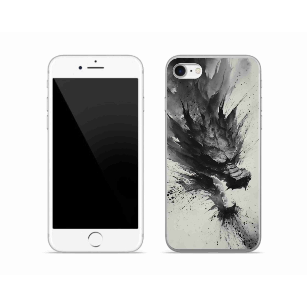 Gélový kryt mmCase na iPhone SE (2022) - abstraktný motív 32